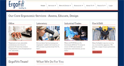 Desktop Screenshot of ergofitconsulting.com